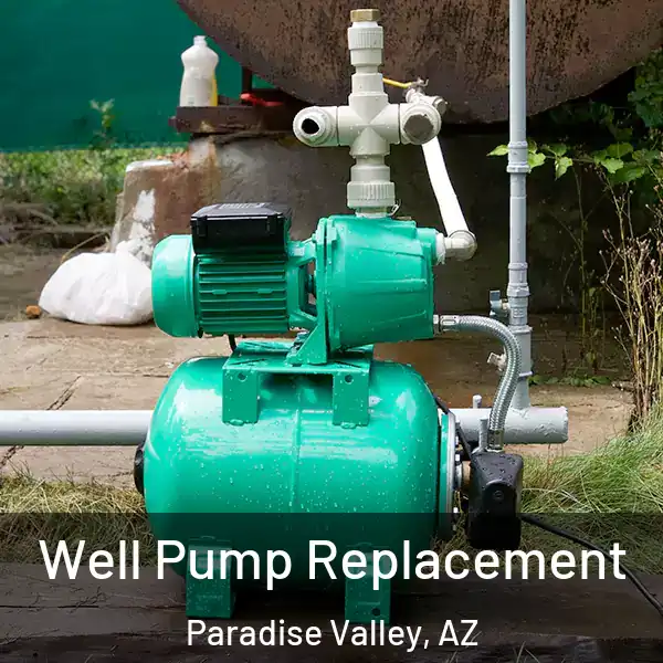  Well Pump Replacement Paradise Valley, AZ